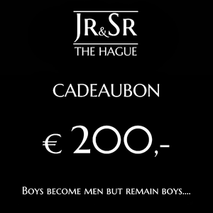 Jr&Sr Cadeaubon € 200,- - Jr&Sr The Hague