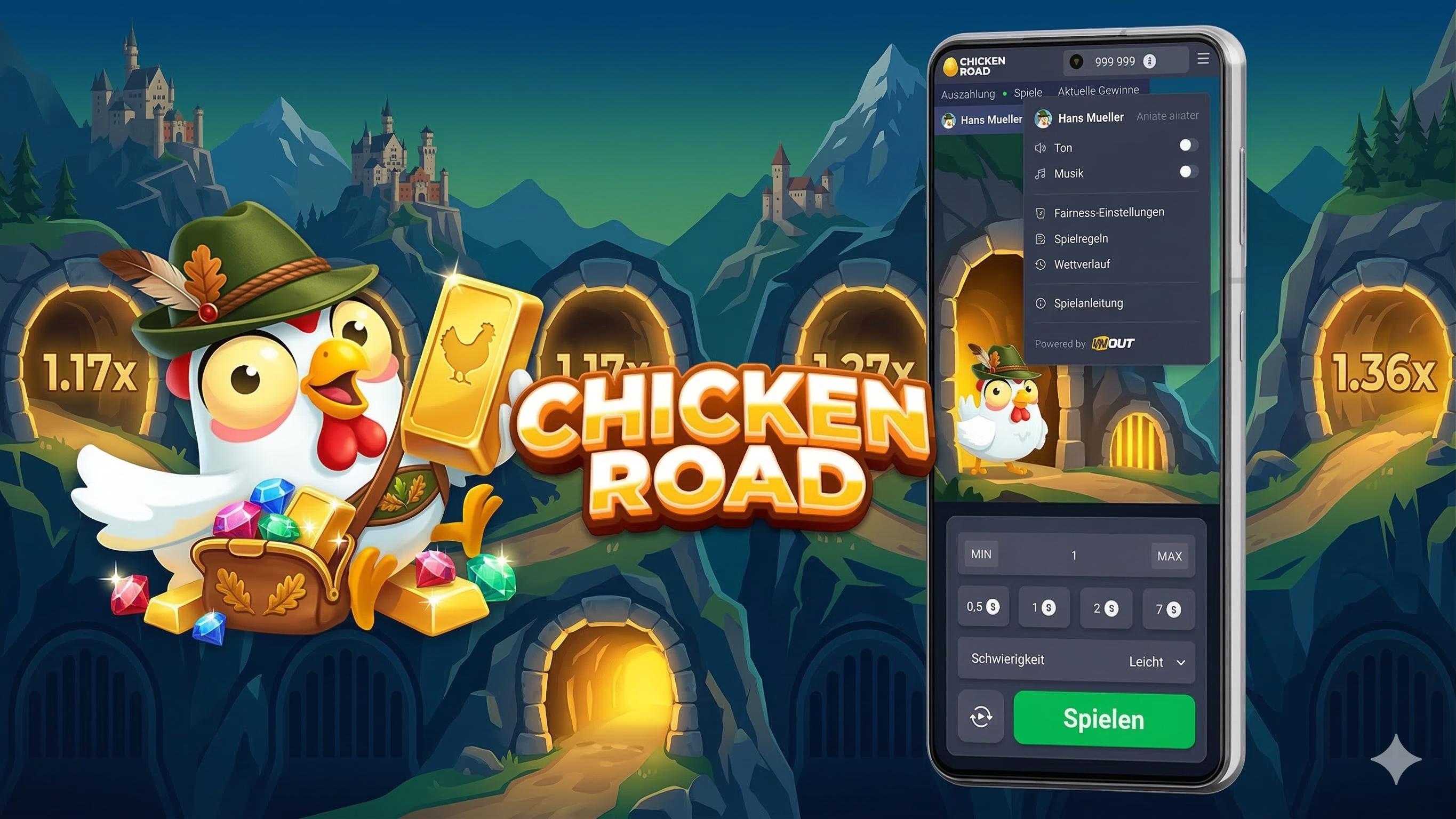 Chicken Road ist als mobiles Spiel verfügbar.