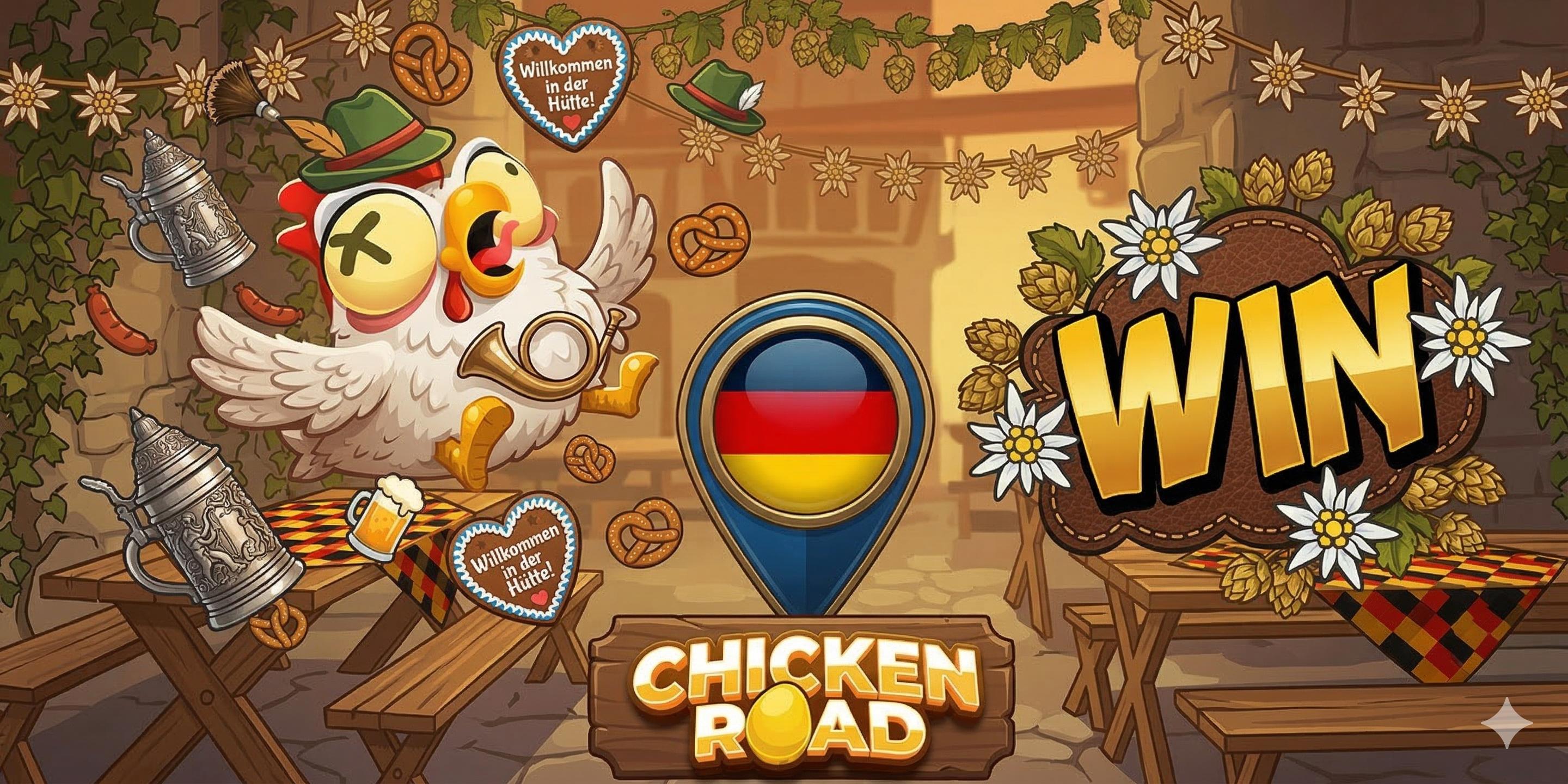 Finde heraus, was das Spiel Chicken Road ist.