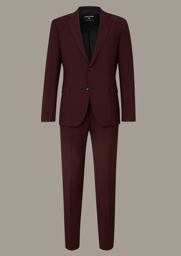 Burgundy Suit van Strellson Flex-Cross - Jr&Sr The Hague