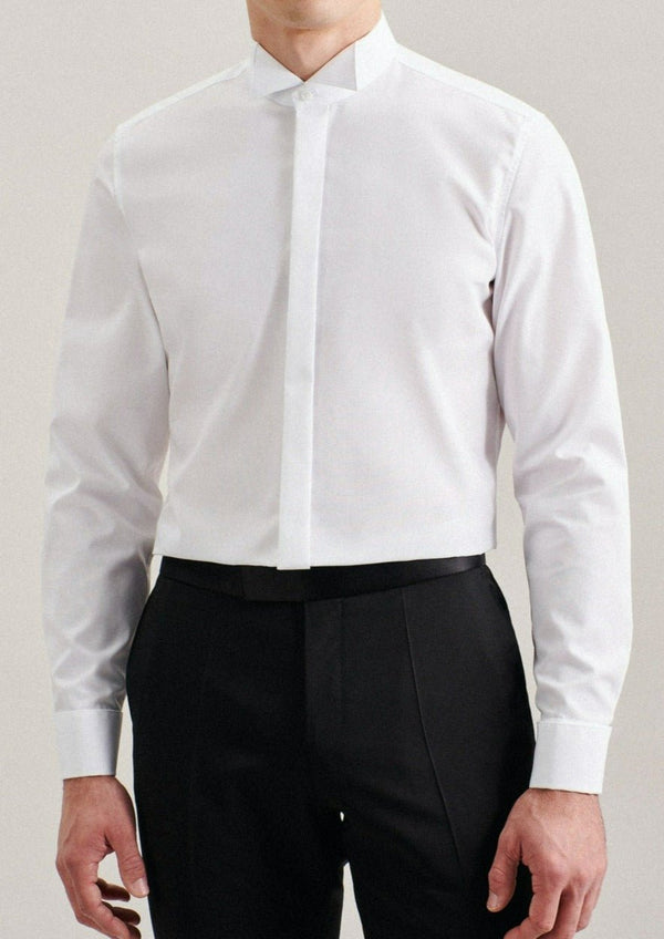 Wingtip Tuxedo shirt met dubbele manchet - Jr&Sr The Hague